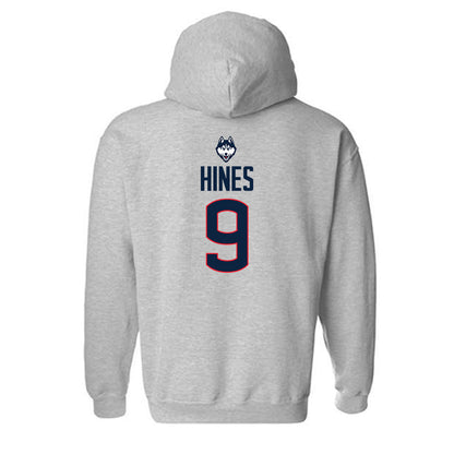 UConn - NCAA Men's Basketball : Na'Jai Hines - Classic Shersey Hooded Sweatshirt-1