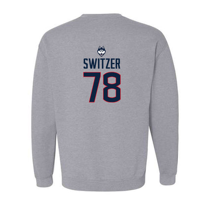 UConn - NCAA Football : Isiah Switzer - Classic Shersey Crewneck Sweatshirt-1