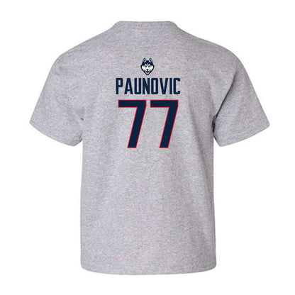 UConn - NCAA Men's Basketball : Uros Paunovic - Classic Shersey Youth T-Shirt-1