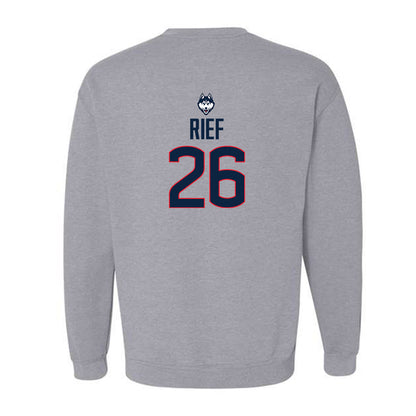 UConn - NCAA Football : Soren Rief - Classic Shersey Crewneck Sweatshirt-1