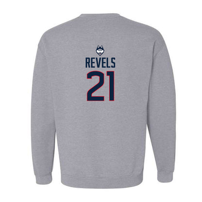 UConn - NCAA Football : Tracy Revels - Classic Shersey Crewneck Sweatshirt-1