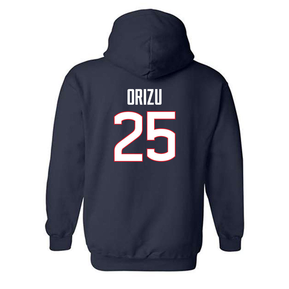 UConn - NCAA Football : Odera Orizu - Classic Shersey Hooded Sweatshirt-1