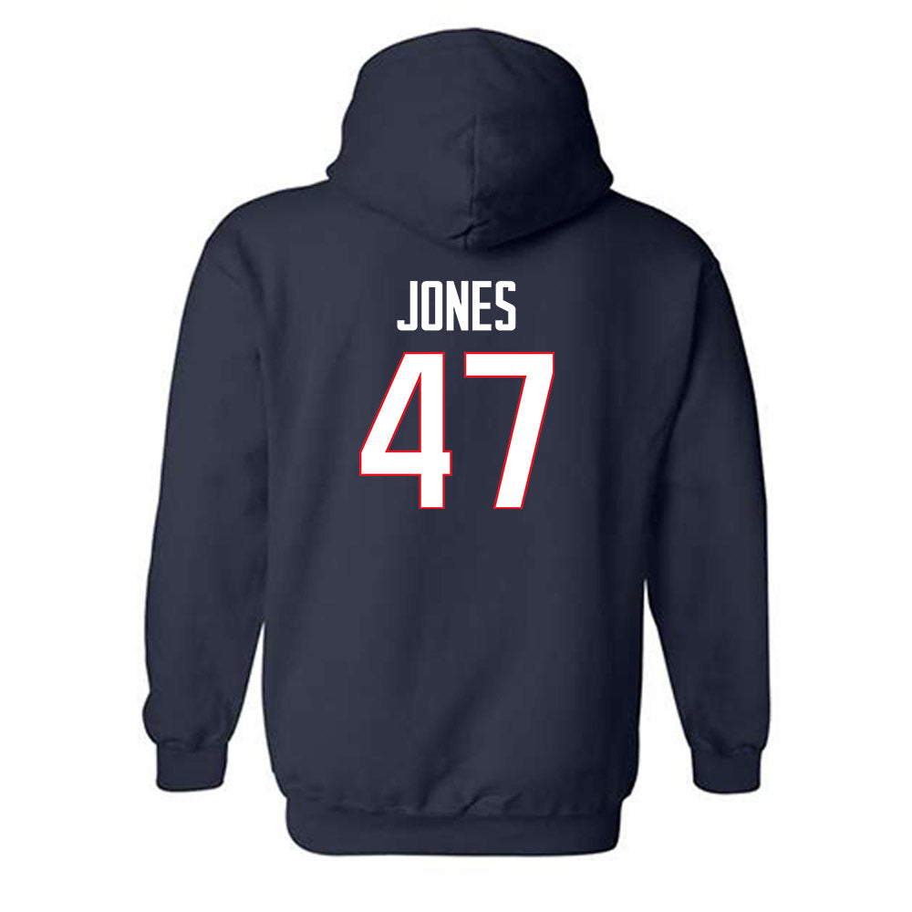 UConn - NCAA Football : Jayden Jones - Classic Shersey Hooded Sweatshirt-1
