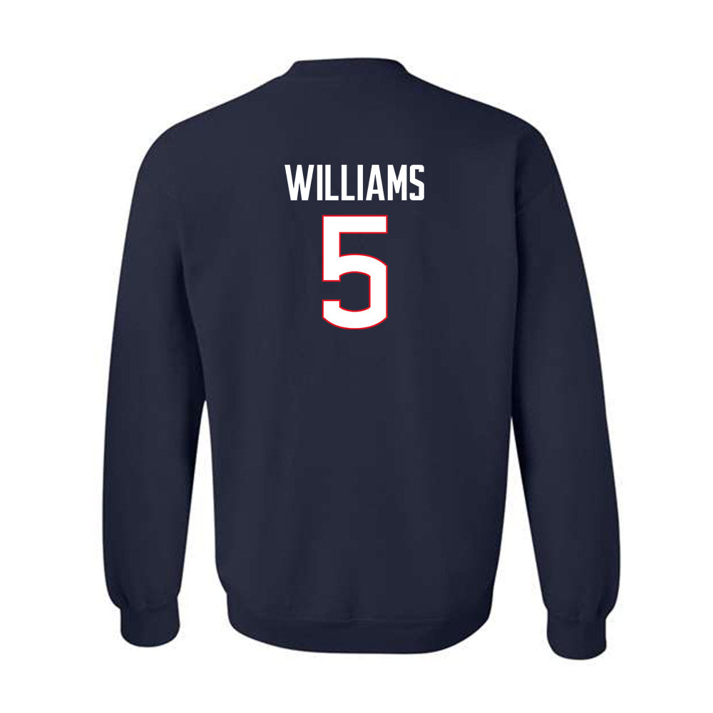 UConn - NCAA Football : Rickey Williams - Classic Shersey Crewneck Sweatshirt-1