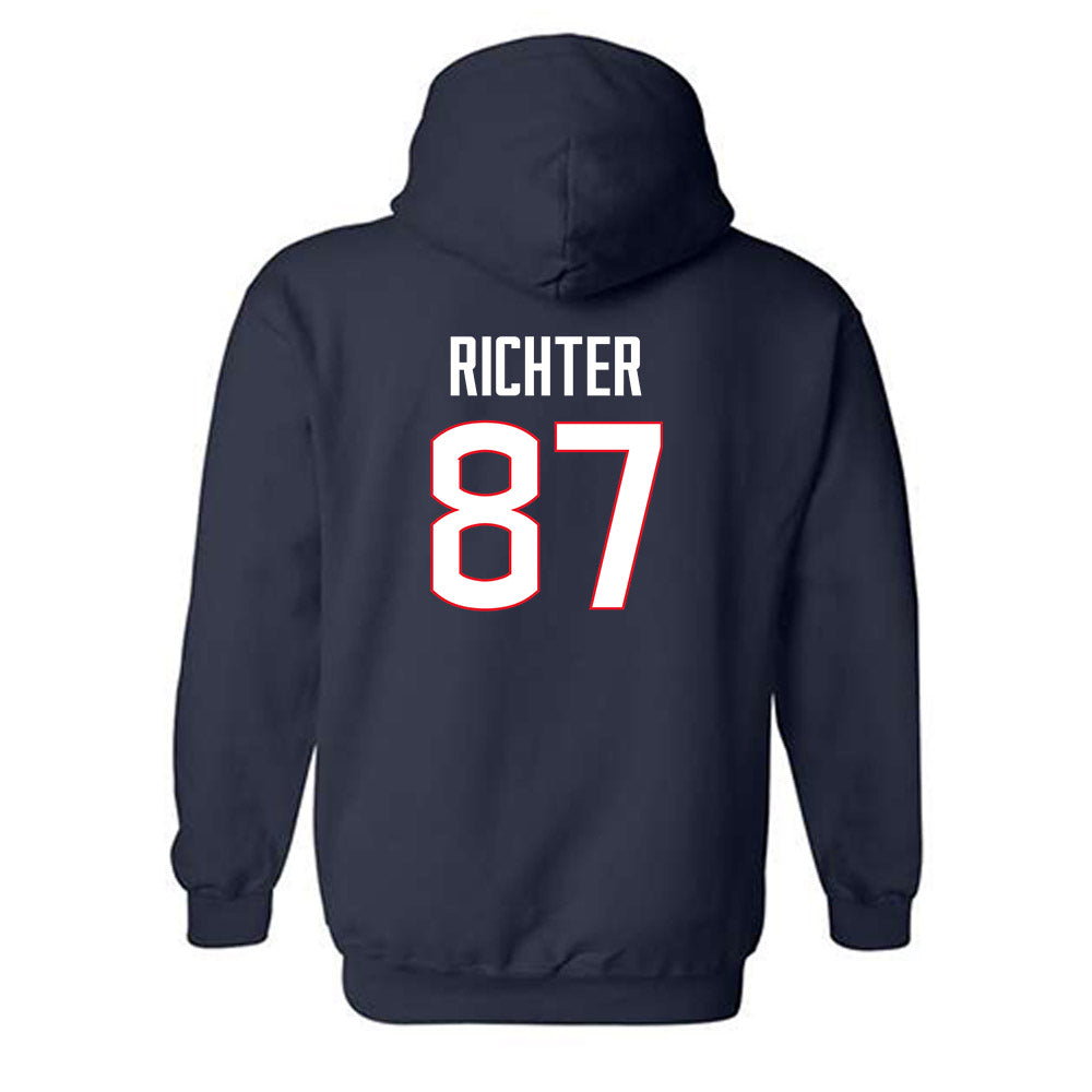 UConn - NCAA Football : Clemens Richter - Classic Shersey Hooded Sweatshirt-1