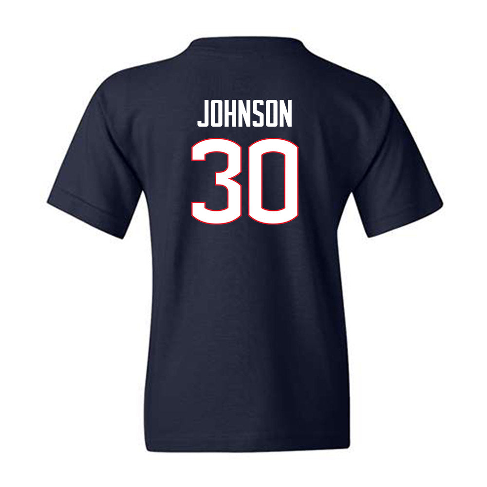 UConn - NCAA Football : Charles Johnson - Classic Shersey Youth T-Shirt-1