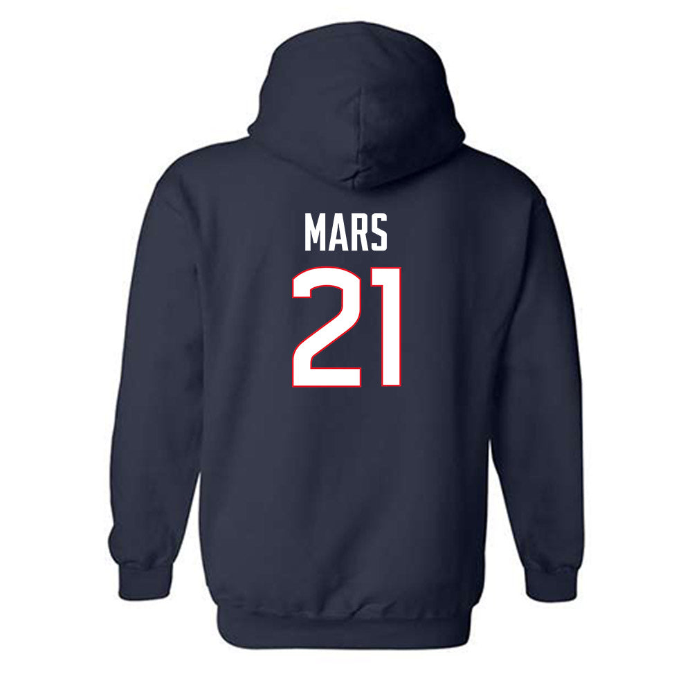 UConn - NCAA Women's Soccer : Se-Hanna Mars - Classic Shersey Hooded Sweatshirt-1