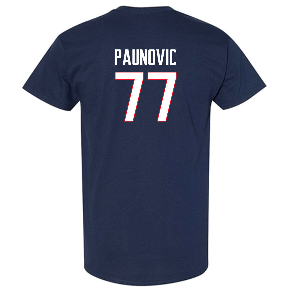 UConn - NCAA Men's Basketball : Uros Paunovic - Classic Shersey T-Shirt-1