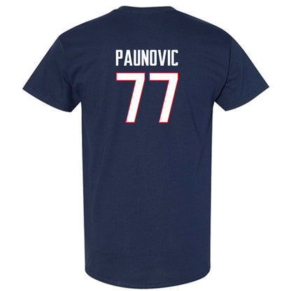 UConn - NCAA Men's Basketball : Uros Paunovic - Classic Shersey T-Shirt-1