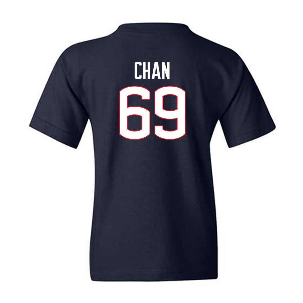 UConn - NCAA Football : Ty Chan - Classic Shersey Youth T-Shirt-1