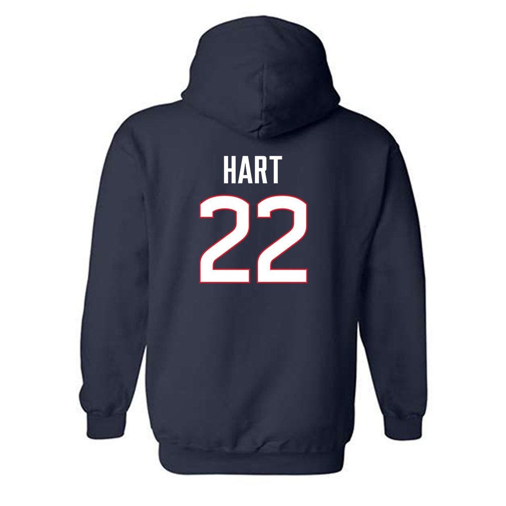 UConn - NCAA Football : Jaden Hart - Classic Shersey Hooded Sweatshirt-1