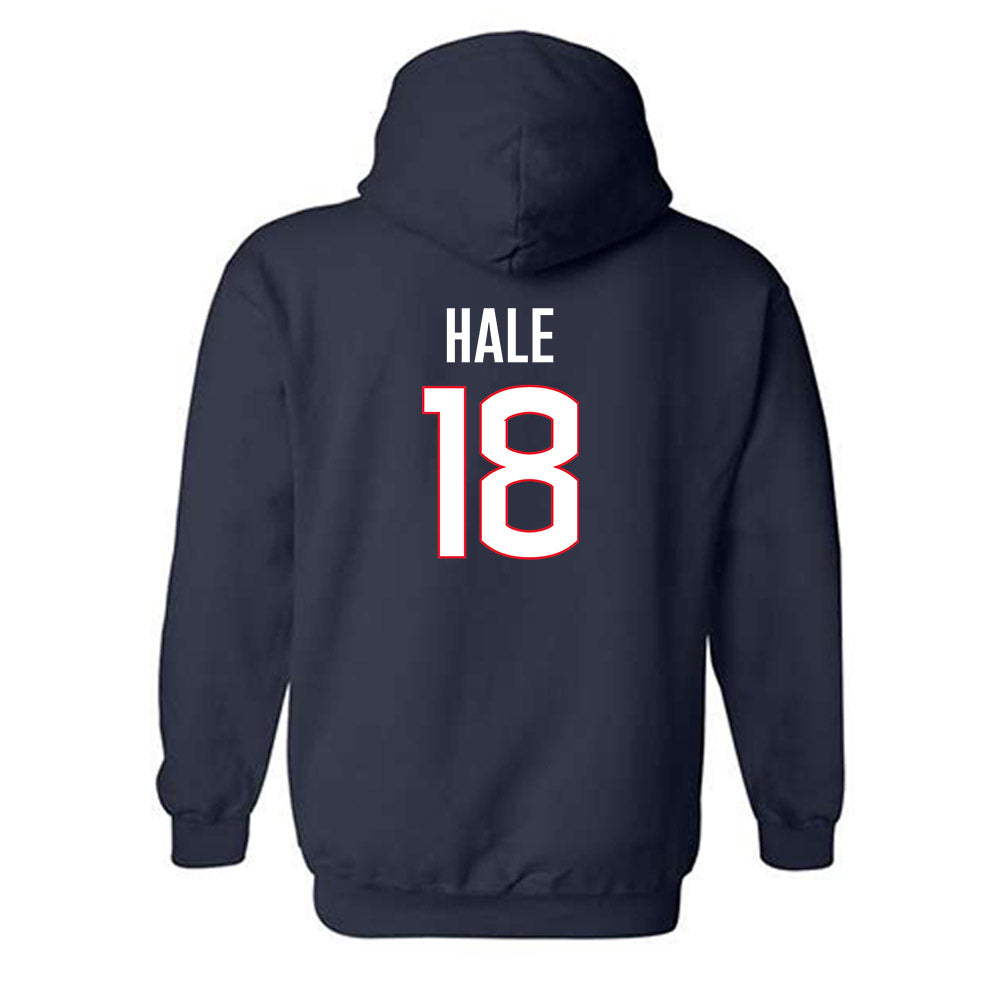 UConn - NCAA Baseball : Charlie Hale - Classic Shersey Hooded Sweatshirt-1