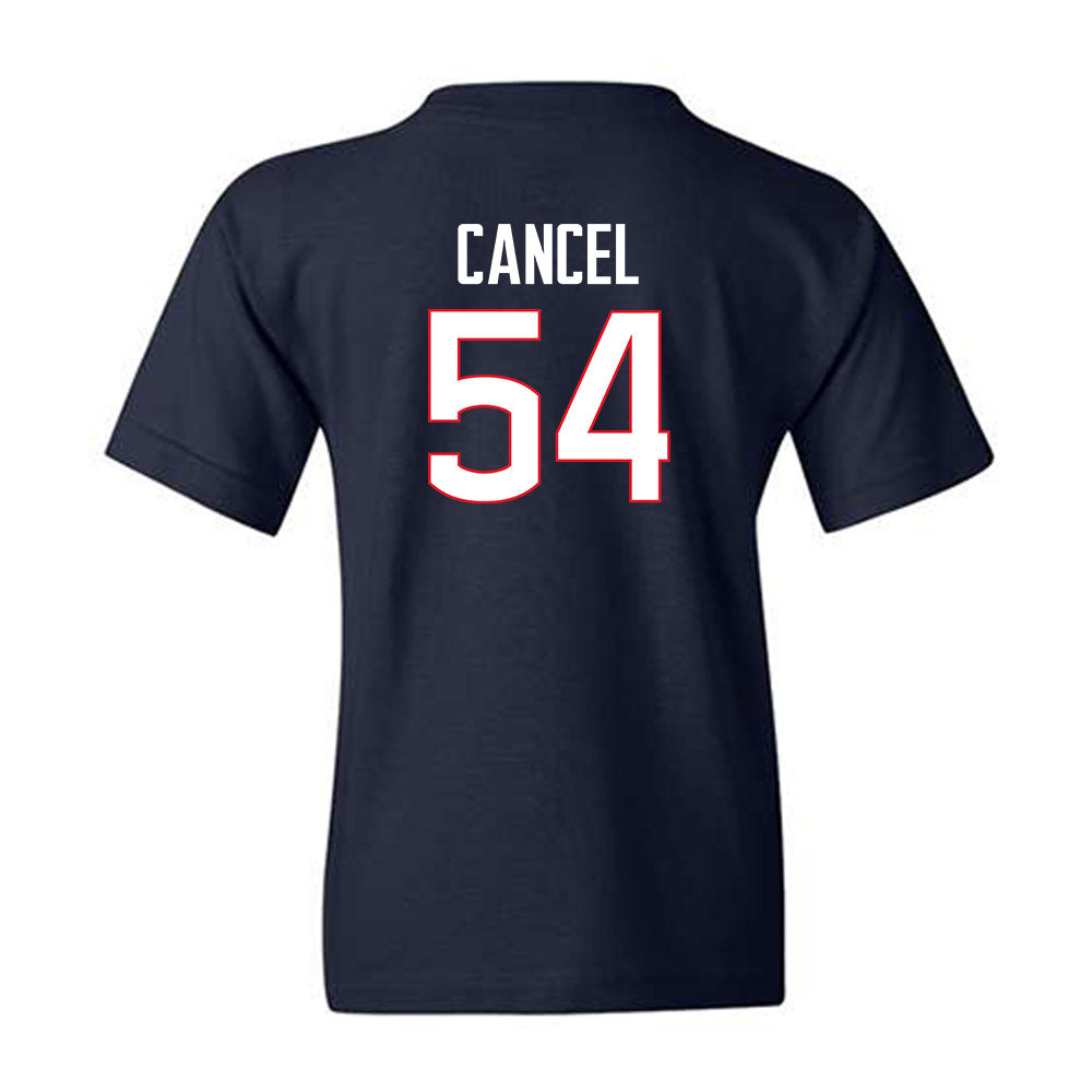 UConn - NCAA Baseball : Chris Cancel - Classic Shersey Youth T-Shirt-1