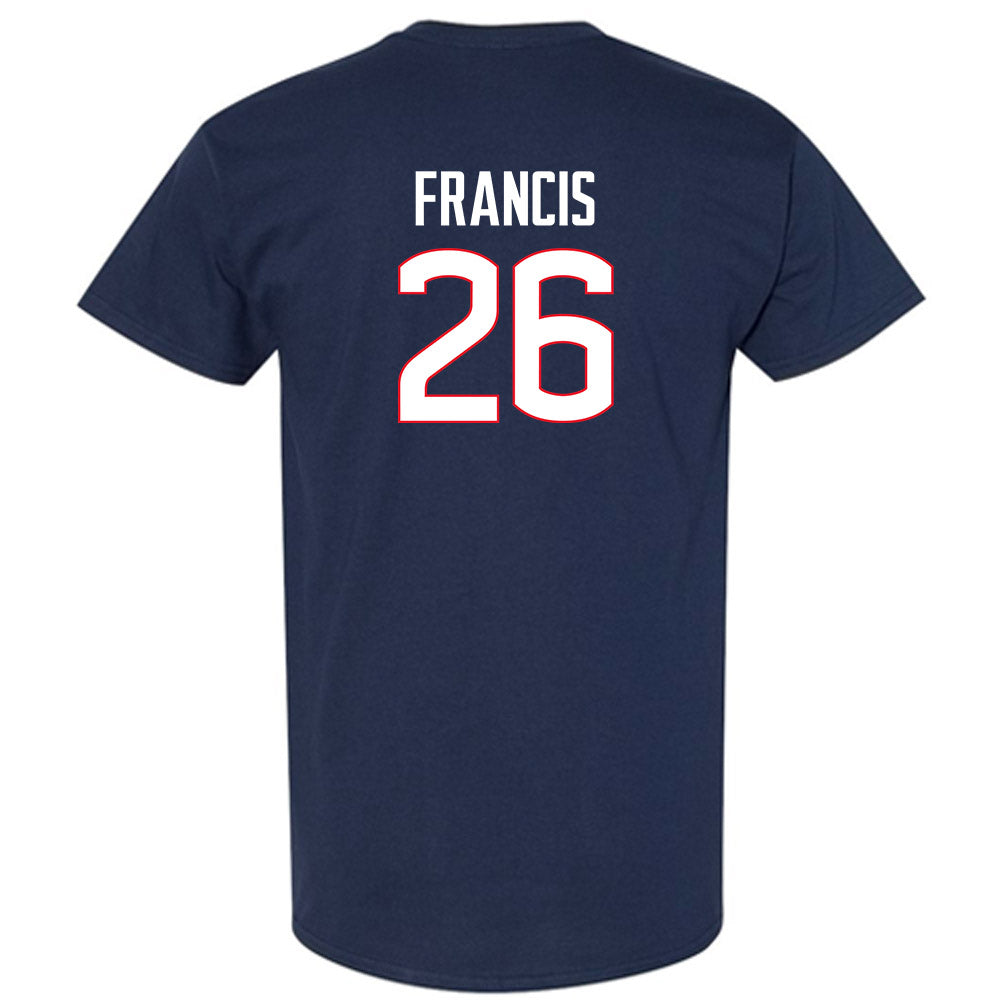UConn - NCAA Men's Soccer : Sebastian Francis - Classic Shersey T-Shirt-1