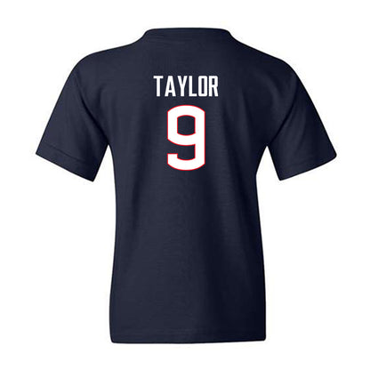 UConn - NCAA Baseball : Chase Taylor - Classic Shersey Youth T-Shirt-1