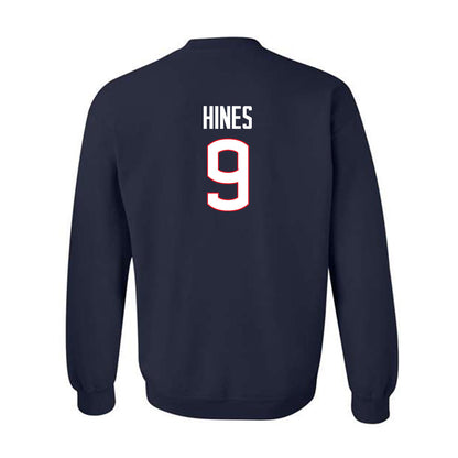 UConn - NCAA Men's Basketball : Na'Jai Hines - Classic Shersey Crewneck Sweatshirt-1
