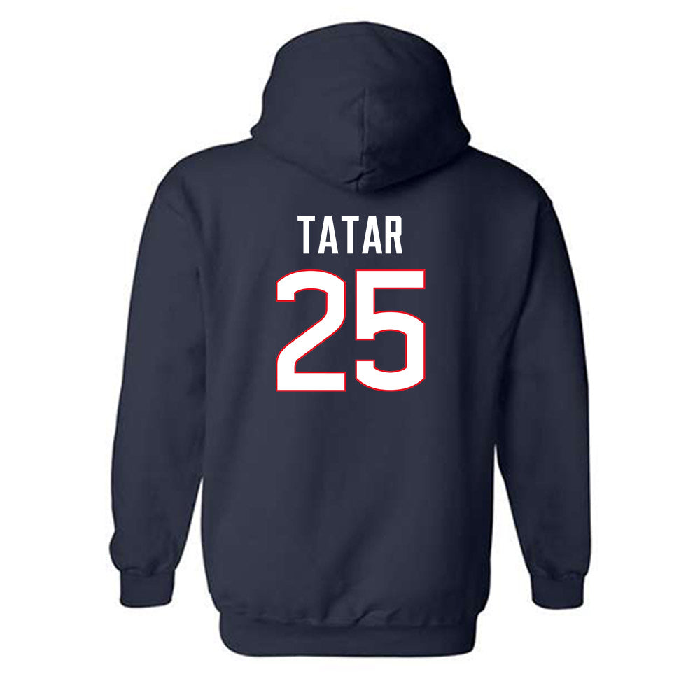 UConn - NCAA Baseball : Ryan Tatar - Classic Shersey Hooded Sweatshirt-1