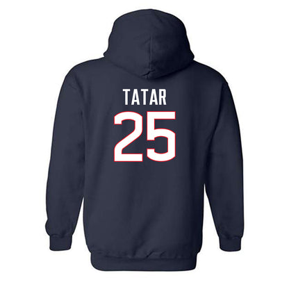 UConn - NCAA Baseball : Ryan Tatar - Classic Shersey Hooded Sweatshirt-1