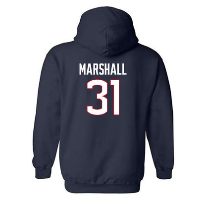 UConn - NCAA Baseball : Jackson Marshall - Classic Shersey Hooded Sweatshirt-1