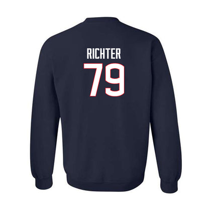 UConn - NCAA Football : Christian Richter - Classic Shersey Crewneck Sweatshirt-1