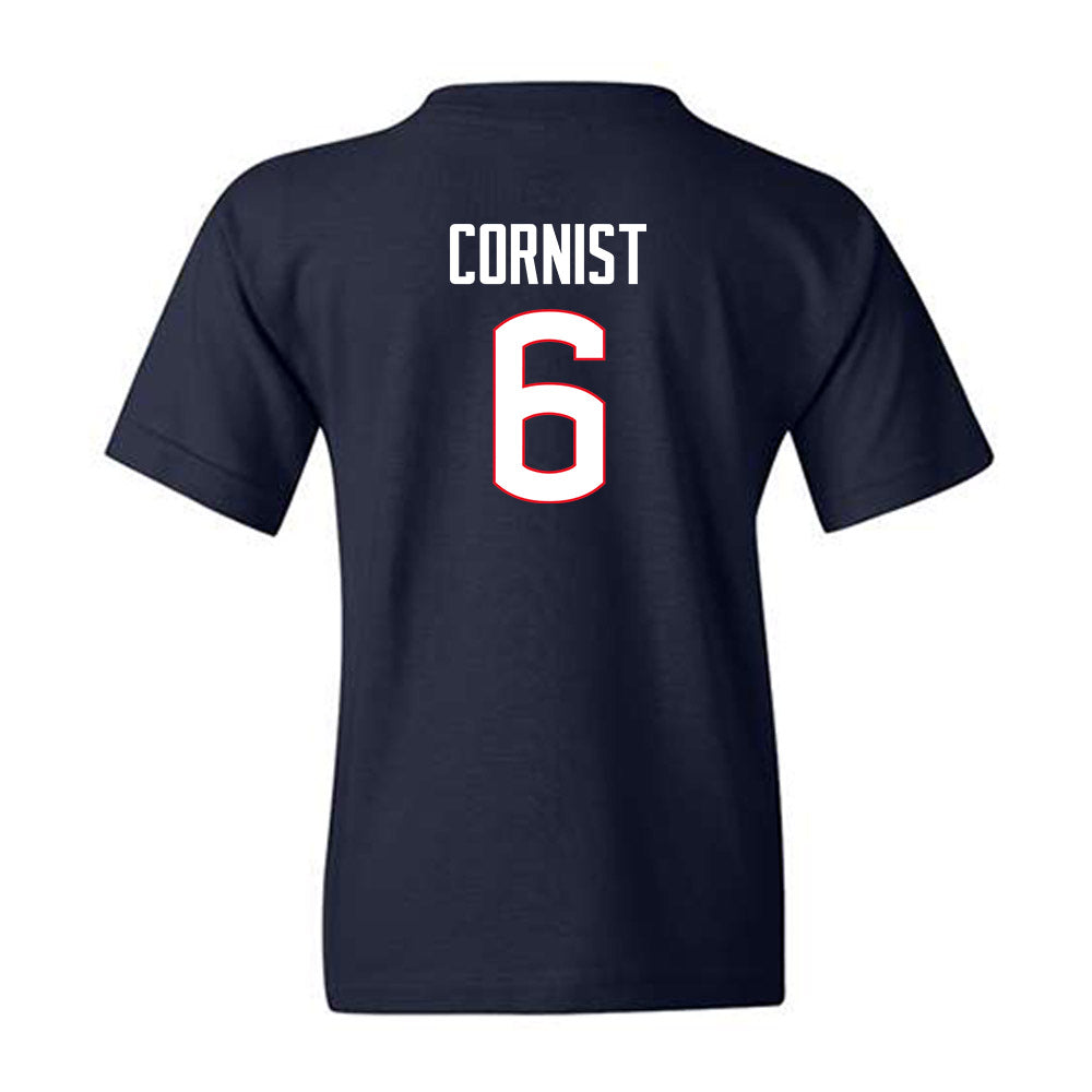 UConn - NCAA Football : Trey Cornist - Classic Shersey Youth T-Shirt-1