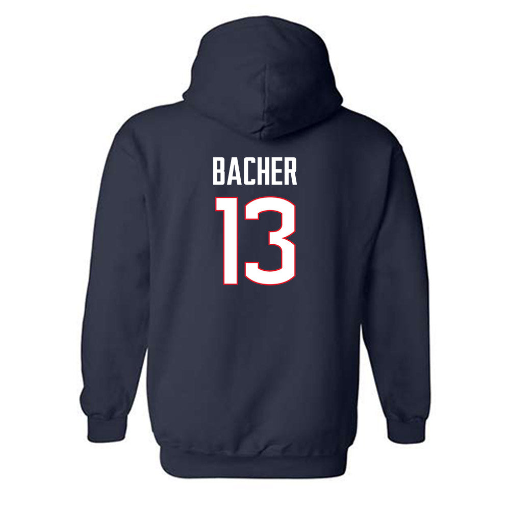 UConn - NCAA Softball : Alexandra Bacher - Classic Shersey Hooded Sweatshirt-1