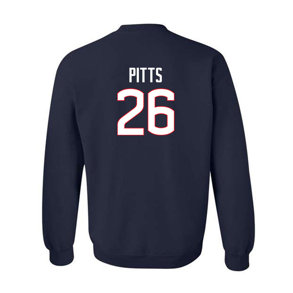 UConn - NCAA Baseball : Joe Pitts - Classic Shersey Crewneck Sweatshirt-1