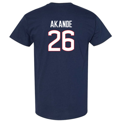 UConn - Football Legends : Shmar Akande - Classic Shersey T-Shirt-1