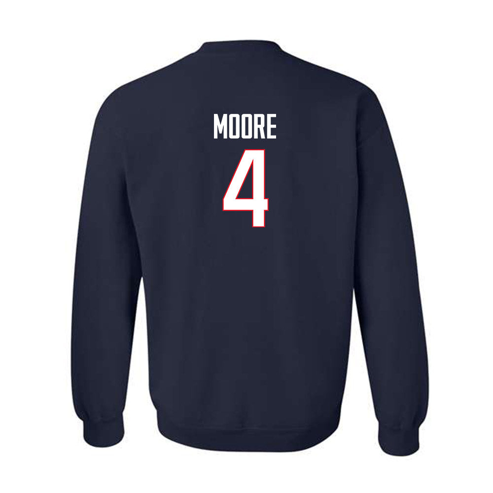 UConn - NCAA Football : Braedyn Moore - Classic Shersey Crewneck Sweatshirt-1