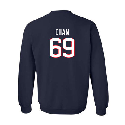 UConn - NCAA Football : Ty Chan - Classic Shersey Crewneck Sweatshirt-1