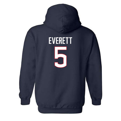 UConn - NCAA Women's Field Hockey : Faith Everett - Classic Shersey Hooded Sweatshirt-1