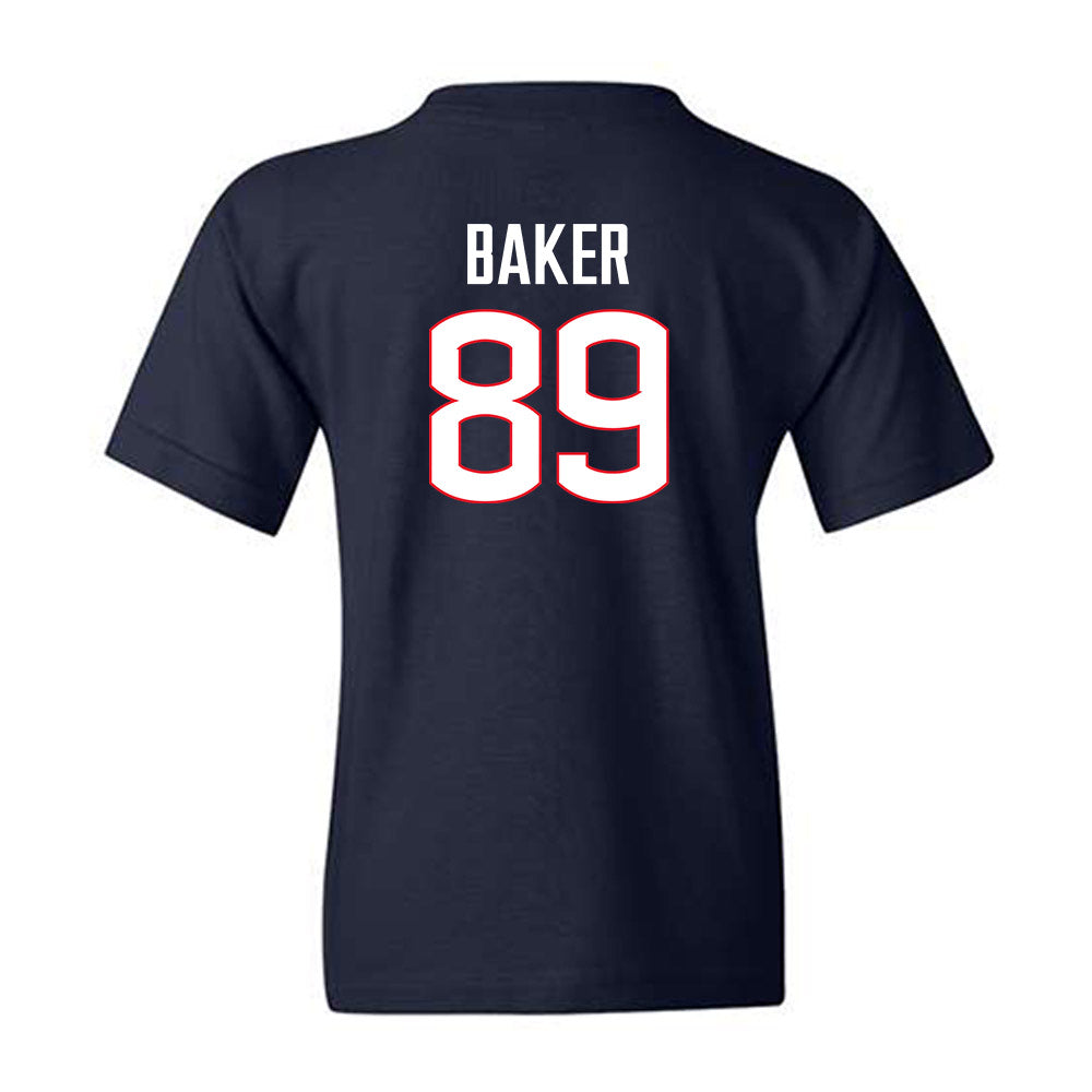 UConn - NCAA Football : Mike Baker - Classic Shersey Youth T-Shirt-1