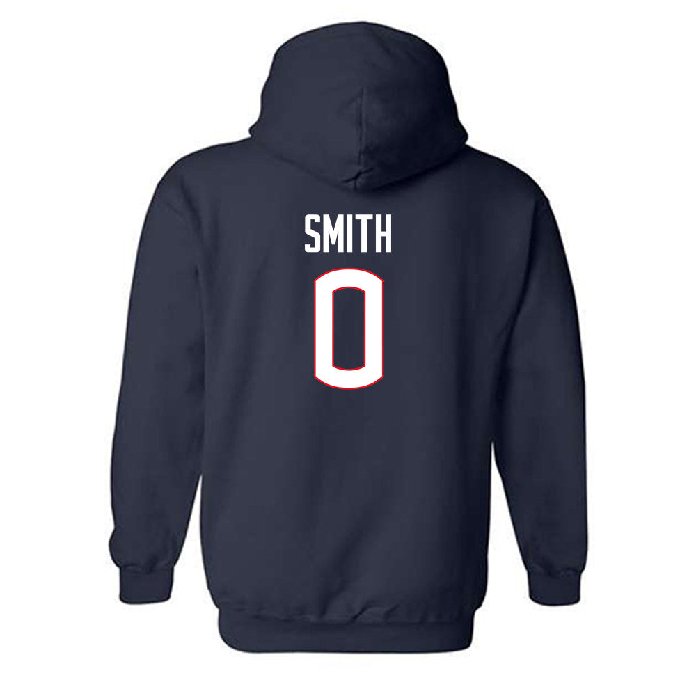 UConn - NCAA Men's Basketball : Malachi Smith - Classic Shersey Hooded Sweatshirt-1