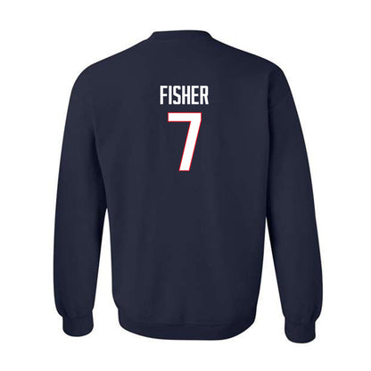 UConn - NCAA Women's Basketball : Kelis Fisher - Classic Shersey Crewneck Sweatshirt-1