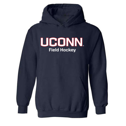 UConn - NCAA Women's Field Hockey : Maya Everett - Classic Shersey Hooded Sweatshirt-0