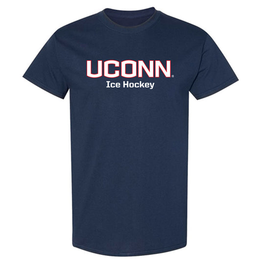 UConn - NCAA Men's Ice Hockey : Carlin Dezainde - Classic Shersey T-Shirt-0