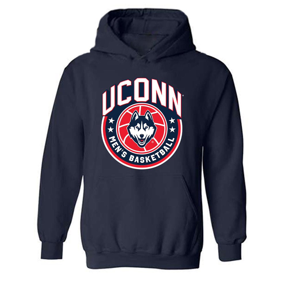 UConn - NCAA Men's Basketball : Malachi Smith - Sports Shersey Hooded Sweatshirt-0