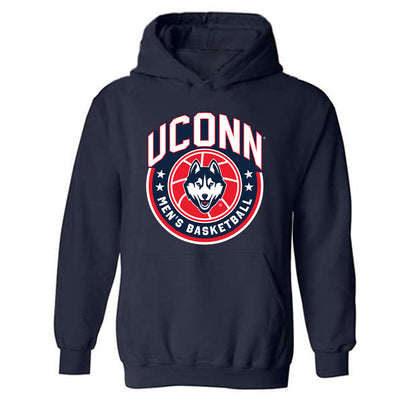 UConn - NCAA Men's Basketball : Eric Reibe - Sports Shersey Hooded Sweatshirt-0
