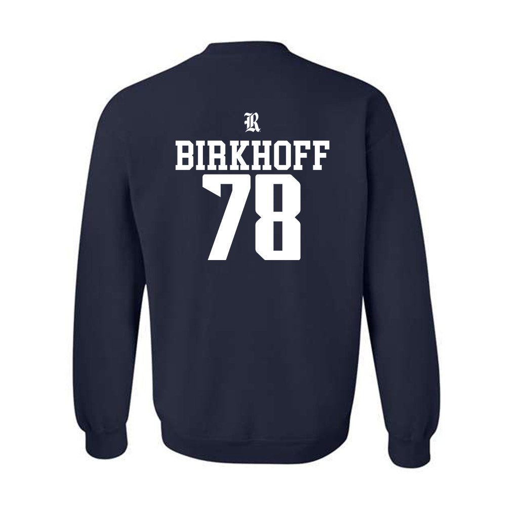 Rice - NCAA Football : Erben Birkhoff - Classic Shersey Crewneck Sweatshirt-1