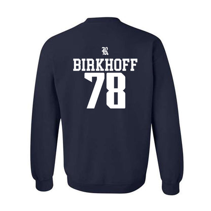 Rice - NCAA Football : Erben Birkhoff - Classic Shersey Crewneck Sweatshirt-1