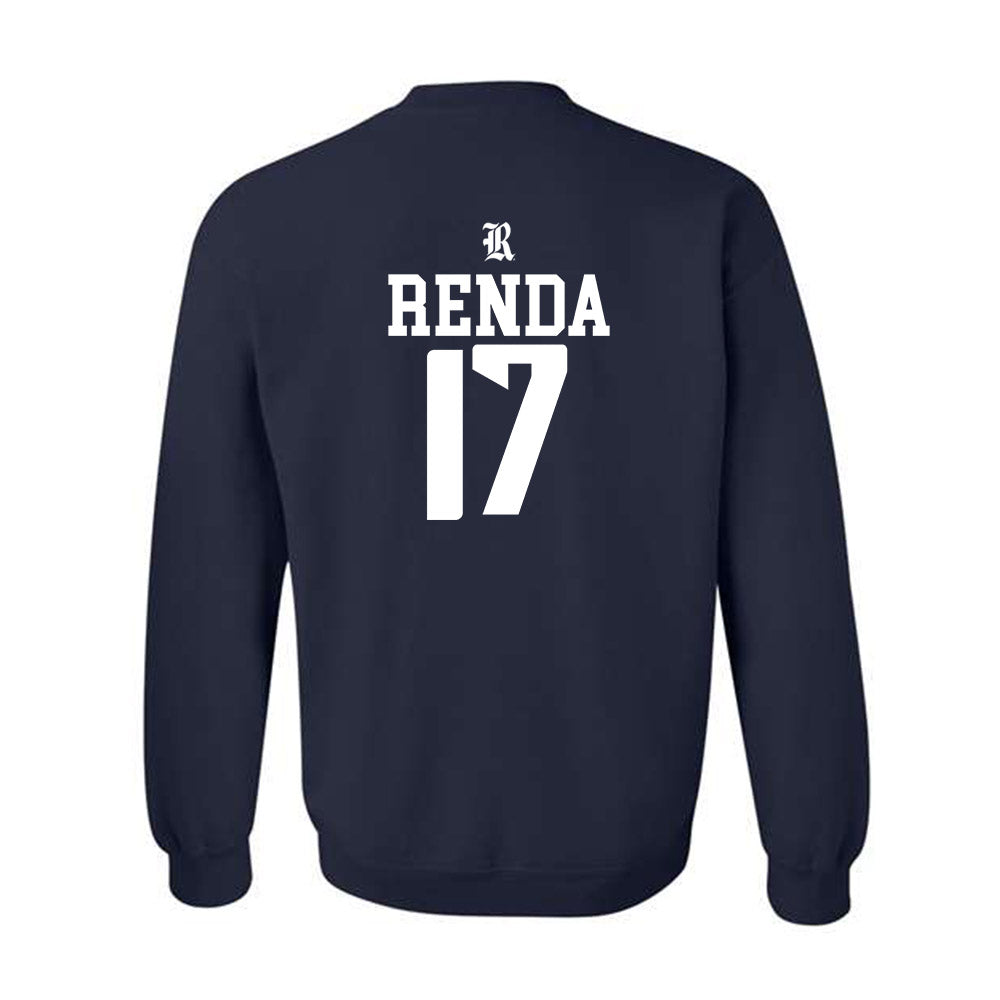 Rice - NCAA Football : Jake Renda - Classic Shersey Crewneck Sweatshirt-1