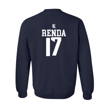 Rice - NCAA Football : Jake Renda - Classic Shersey Crewneck Sweatshirt-1