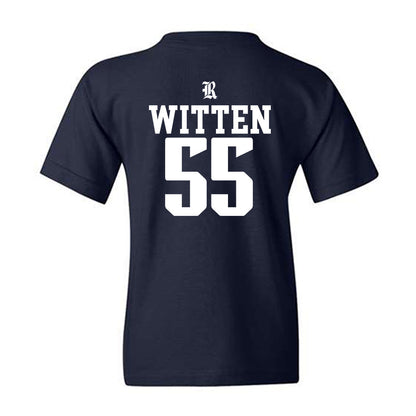 Rice - NCAA Football : CJ Witten - Classic Shersey Youth T-Shirt-1