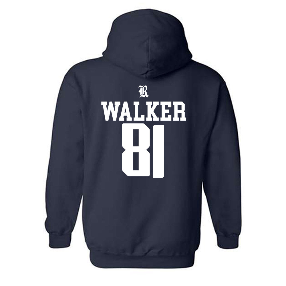 Rice - NCAA Football : Braylen Walker - Classic Shersey Hooded Sweatshirt-1