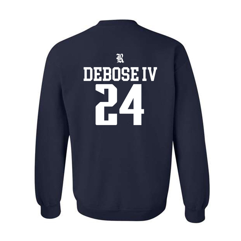 Rice - NCAA Football : Larry DeBose IV - Classic Shersey Crewneck Sweatshirt-1