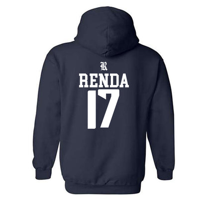Rice - NCAA Football : Jake Renda - Classic Shersey Hooded Sweatshirt-1