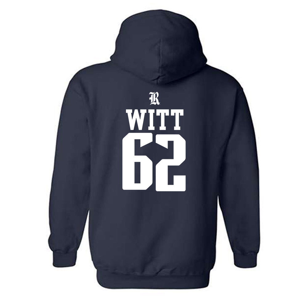 Rice - NCAA Football : Cullen Witt - Classic Shersey Hooded Sweatshirt-1