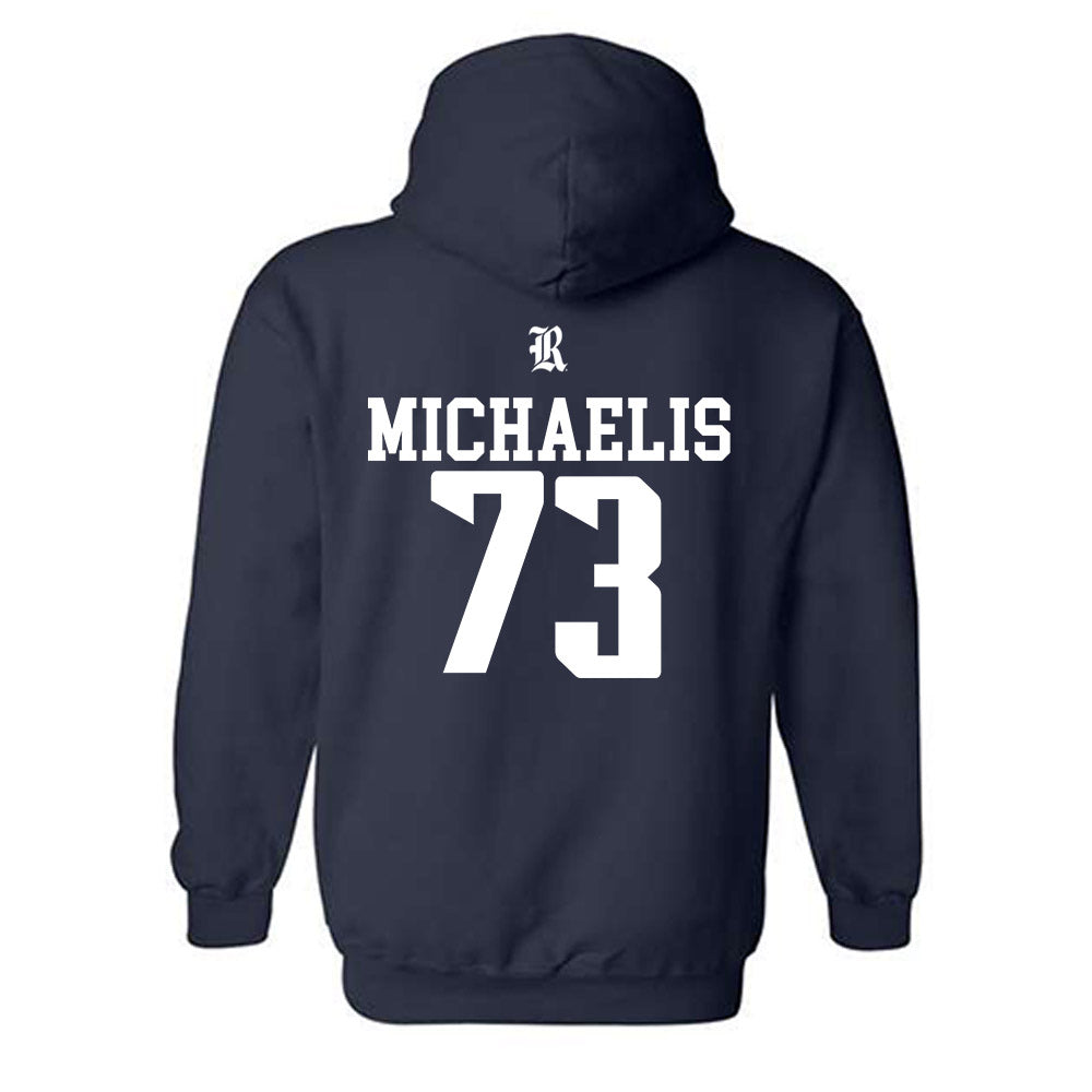 Rice - NCAA Football : Justin Michaelis - Classic Shersey Hooded Sweatshirt-1
