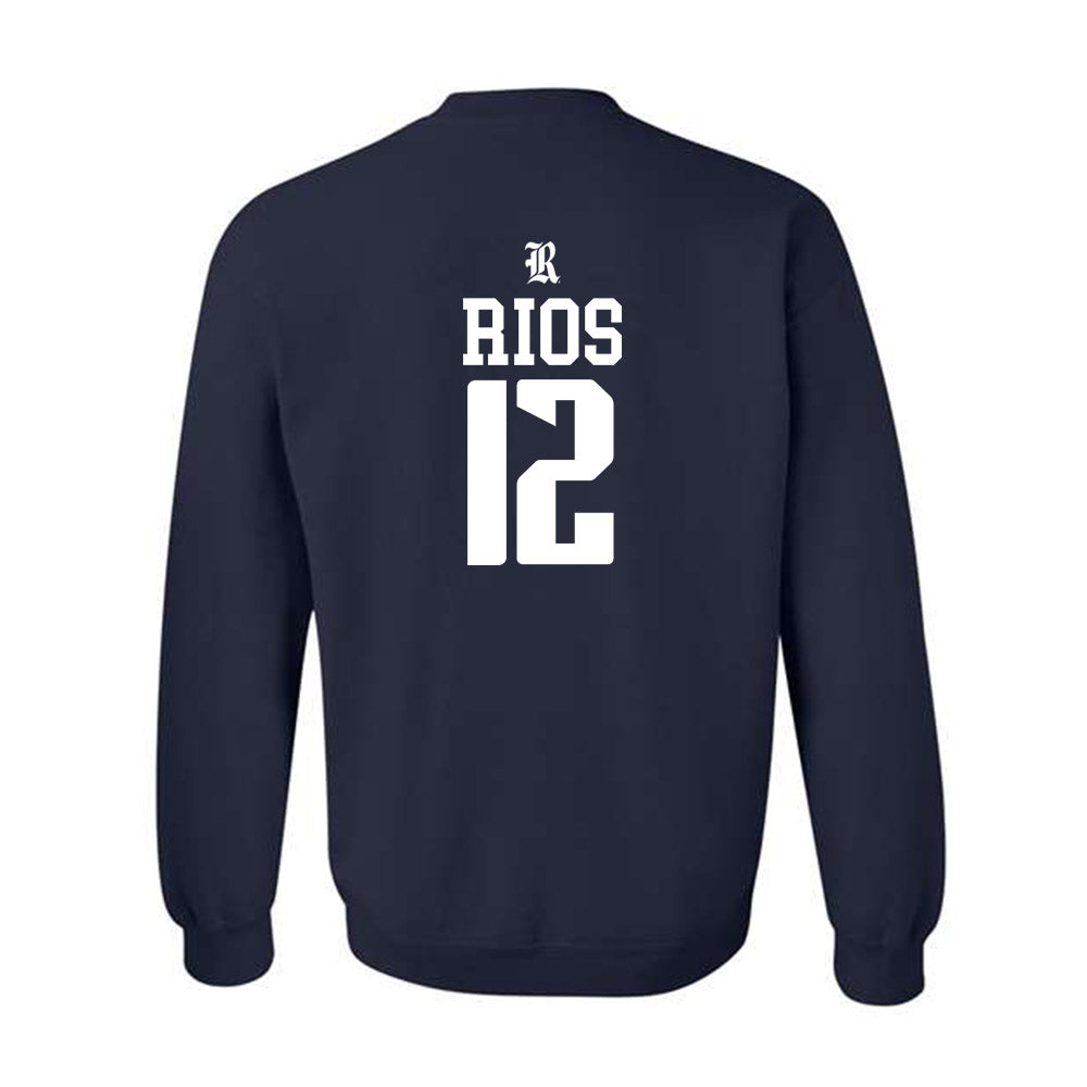 Rice - NCAA Baseball : Lorenzo Rios - Classic Shersey Crewneck Sweatshirt-1