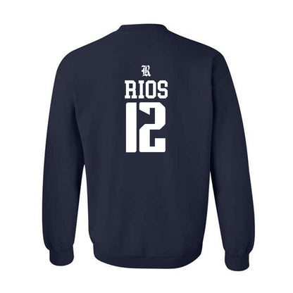 Rice - NCAA Baseball : Lorenzo Rios - Classic Shersey Crewneck Sweatshirt-1